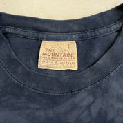 J- Vintage '02 The Mountain Wolf & Tree Graphic Acid Wash Tee - L