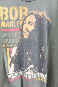 Z - 2010 Bob Marley Uprising World Tour 1980 Reprint Tee
