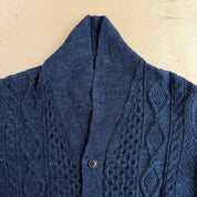 J- Vintage Gap Navy Cardigan Knit Sweater - L