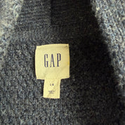 J- Vintage Gap Navy Cardigan Knit Sweater - L