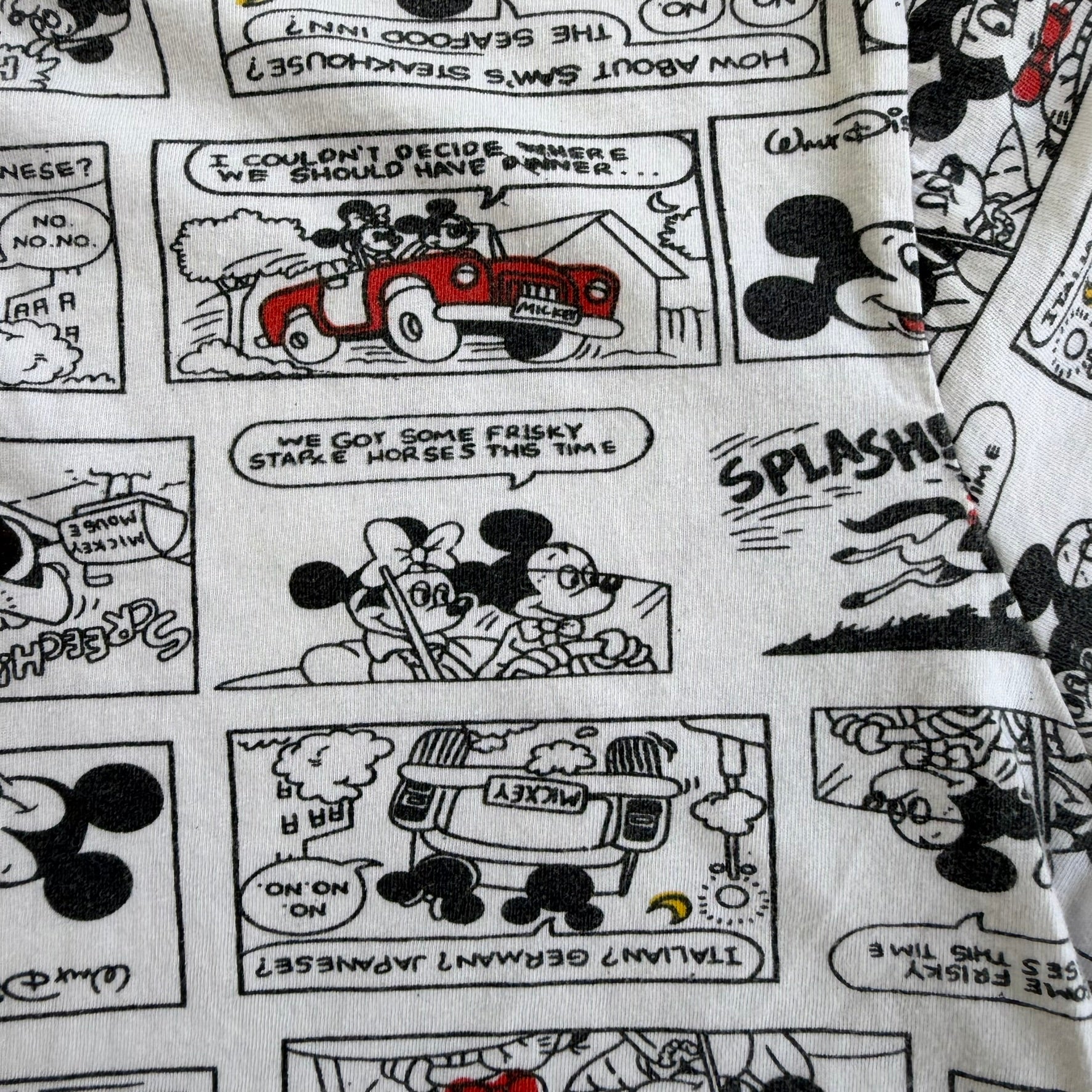 J- '20 Gucci x Disney Bootleg All Over Print Comic Strip Graphic Tee - L