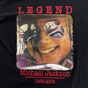 J- Vintage Michael Jackson Legend Picture Tee - L