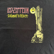 J- Vintage '05 Led Zeppelin Stairway To Heaven Lyrics Text & Graphic Tee - XL