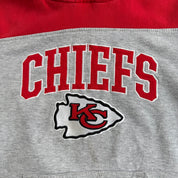 J- Vintage Kansas City Chiefs NFL Embroidered Logo Hoodie - Youth L