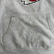 J- Vintage Kansas City Chiefs NFL Embroidered Logo Hoodie - Youth L