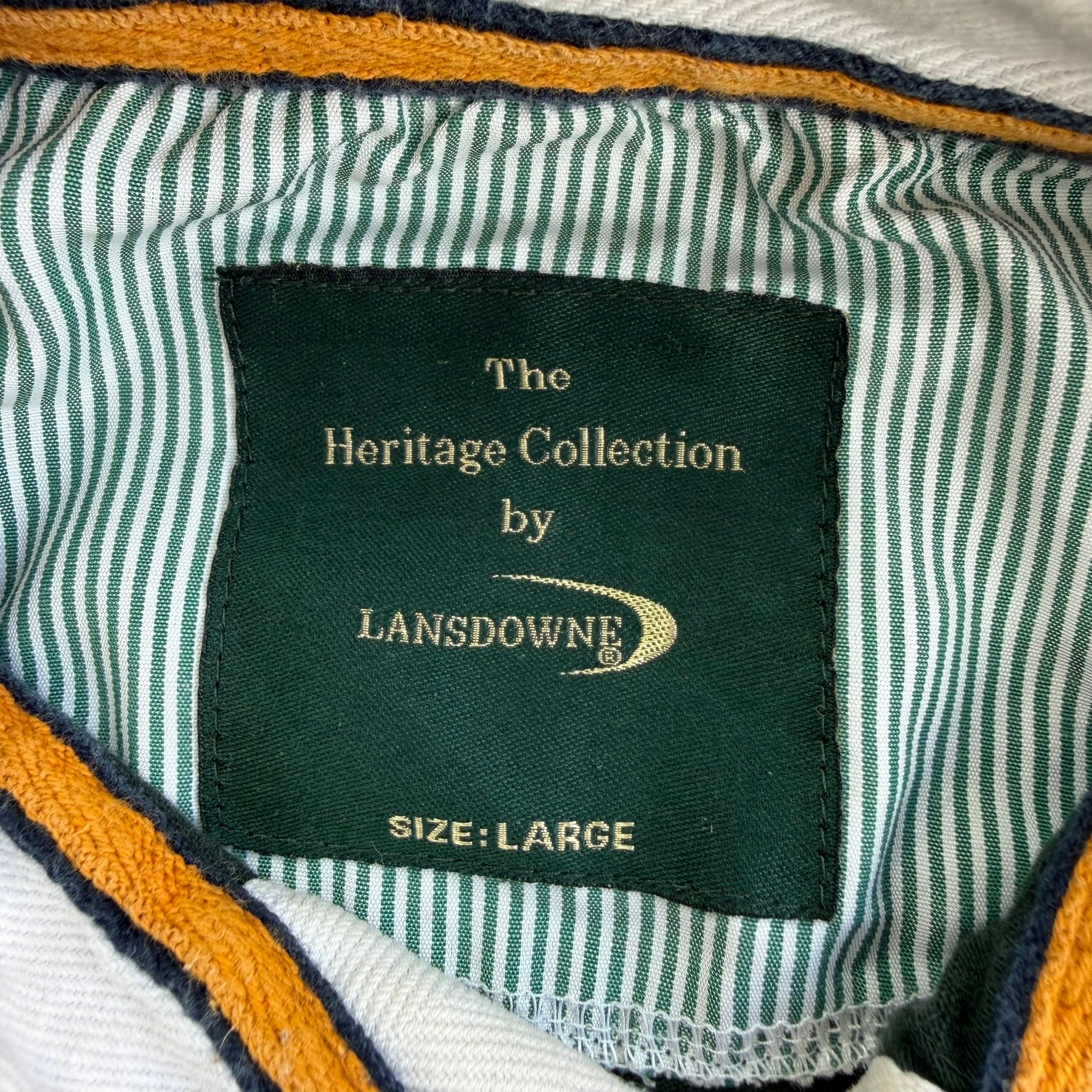 J- Vintage Ireland Lansdowne Short Sleeve Rugby Shirt - L