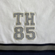 J- Vintage Tommy Hilfiger Embroidered Text Rugby Shirt - L