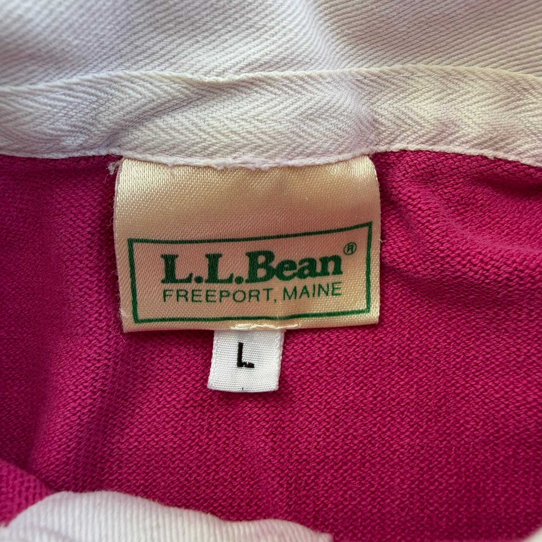 J- Vintage LL Bean Rugby Shirt - L