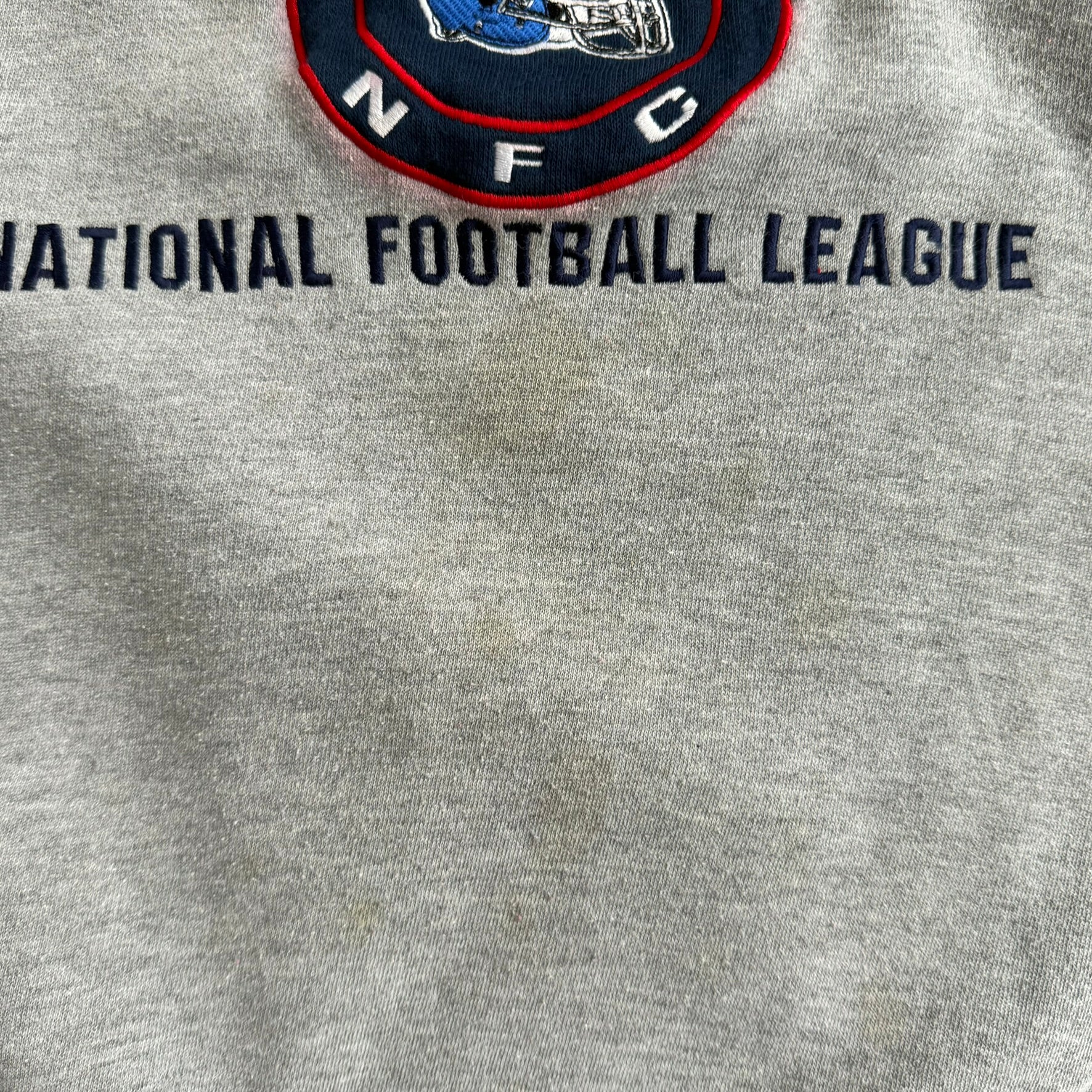 J- Vintage 90s New York Giants NFL Lee Embroidered Logo Crewneck - L
