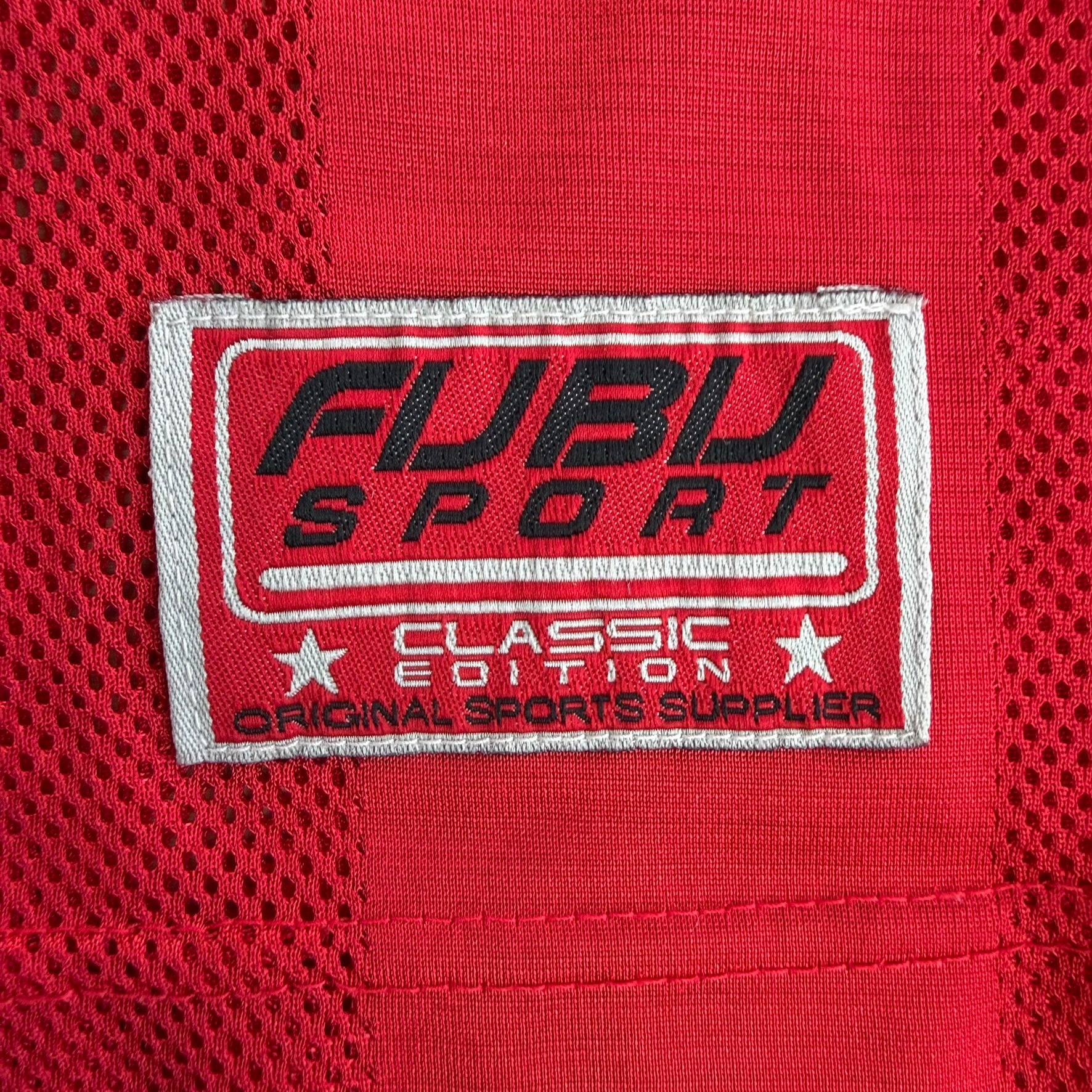J- Vintage 90s FUBU Sport 05 Red Football Jersey - M