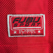 J- Vintage 90s FUBU Sport 05 Red Football Jersey - M