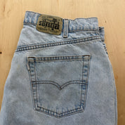 J- Vintage Levi's Silver Tab Made In USA  Baggy Jorts - 38 waist 12 inseam