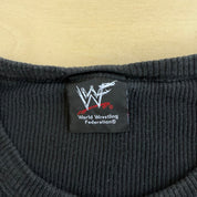 J- Vintage '01 WWE Embroidered Logo Ribbed Knit Tee - 2XL