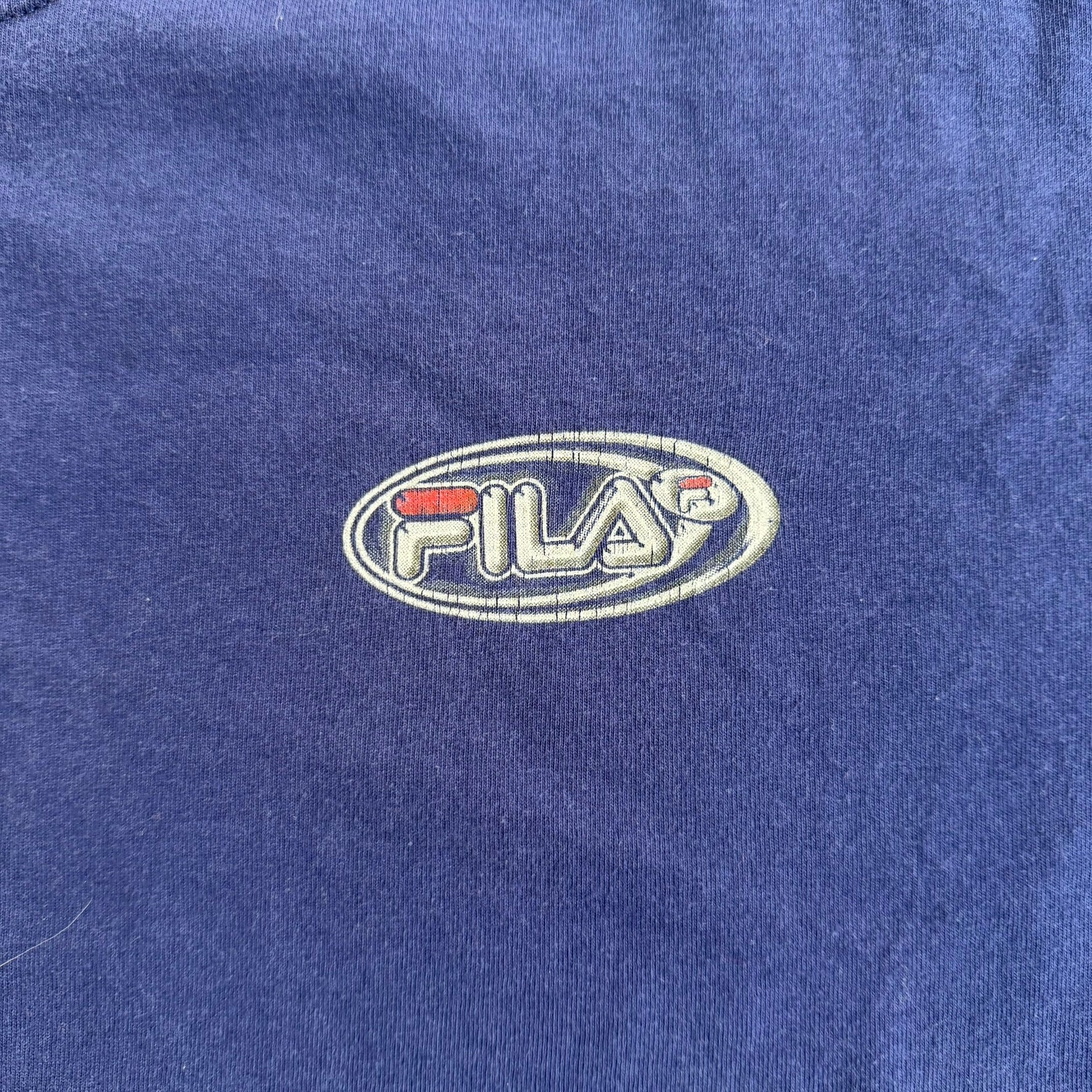 J- Vintage Y2K Fila Logo Graphic Tee - XL