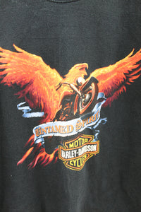 Z - Harley Davidsons Maui Hawaii Untamed Spirit Fire Eagle Tee