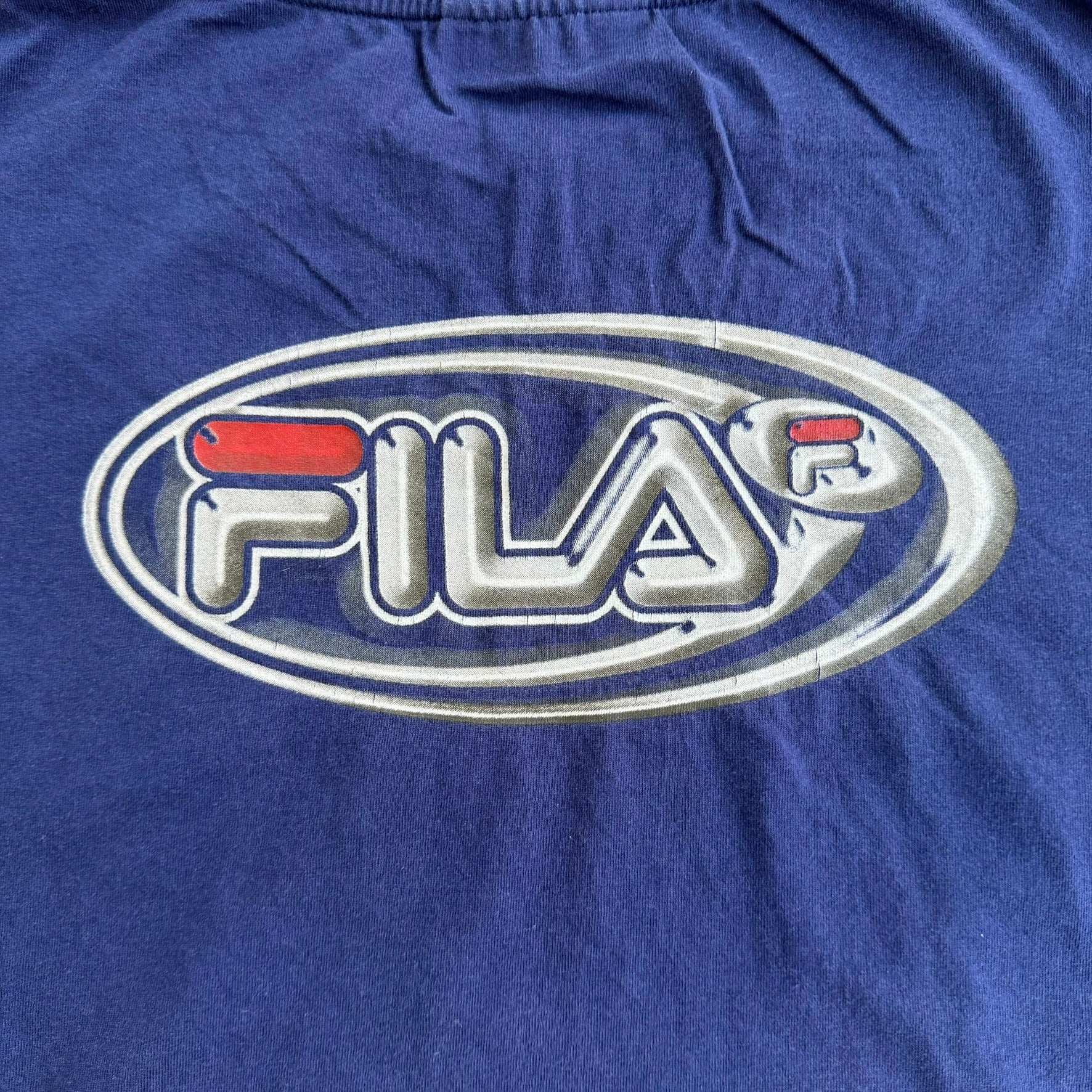 J- Vintage Y2K Fila Logo Graphic Tee - XL