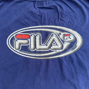 J- Vintage Y2K Fila Logo Graphic Tee - XL
