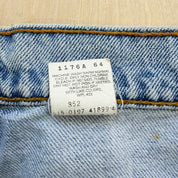 J- Vintage Levi's Orange Tab 565 Made In USA Wide Leg Baggy Jorts - 36 waist 10.5 inseam