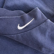 J- Vintage Nike Embroidered Swoosh Made In USA Turtle Neck Style Long Sleeve Tee - XL