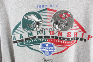 Vintage NFL 2002 Eagles Vs Buccaneers NFC Game Tee
