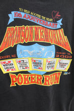 Load image into Gallery viewer, Z - Vintage 2000 Bronson Memorial Poker Run Bike Pocket Tee
