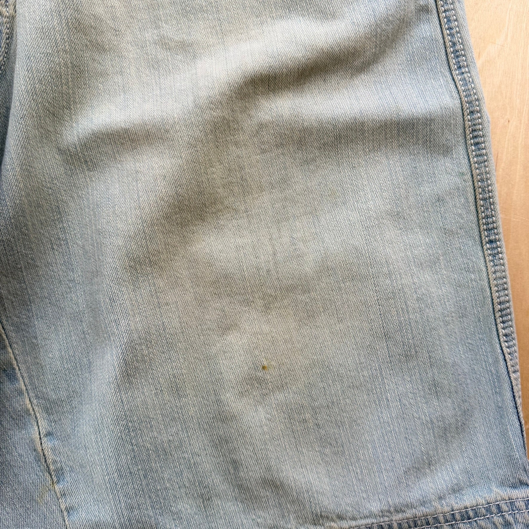 J- Vintage Red BBQ Embroidered Bird Baggy Jorts - 38 waist 12 inseam