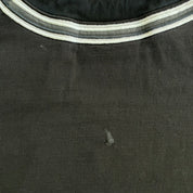 J- Vintage Montreal Canadiens NHL Embroidered Blacked Out Logo Graphic Tee - XL