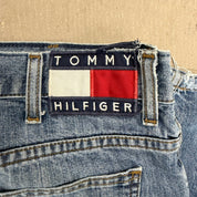 J- Vintage Tommy Hilfiger Baggy Jeans - 38x32