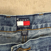 J- Vintage Tommy Hilfiger Baggy Jeans - 38x32