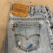 J- Vintage Levi's 560 Orange Tab Made In USA Loose Fit Tapered Legs Jeans - 33x34