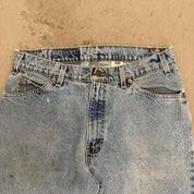 J- Vintage Levi's 560 Orange Tab Made In USA Loose Fit Tapered Legs Jeans - 33x34