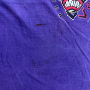 J- Vintage '94 Vancouver Voodoo Roller Hockey Graphic Single Stitch Tee - XL