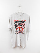 Load image into Gallery viewer, Vintage 95&#39; DARE Lima Police Logo Tee
