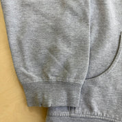 J- Vintage Reebok Embroidered Text Zip Up Hoodie - XL (fits M)
