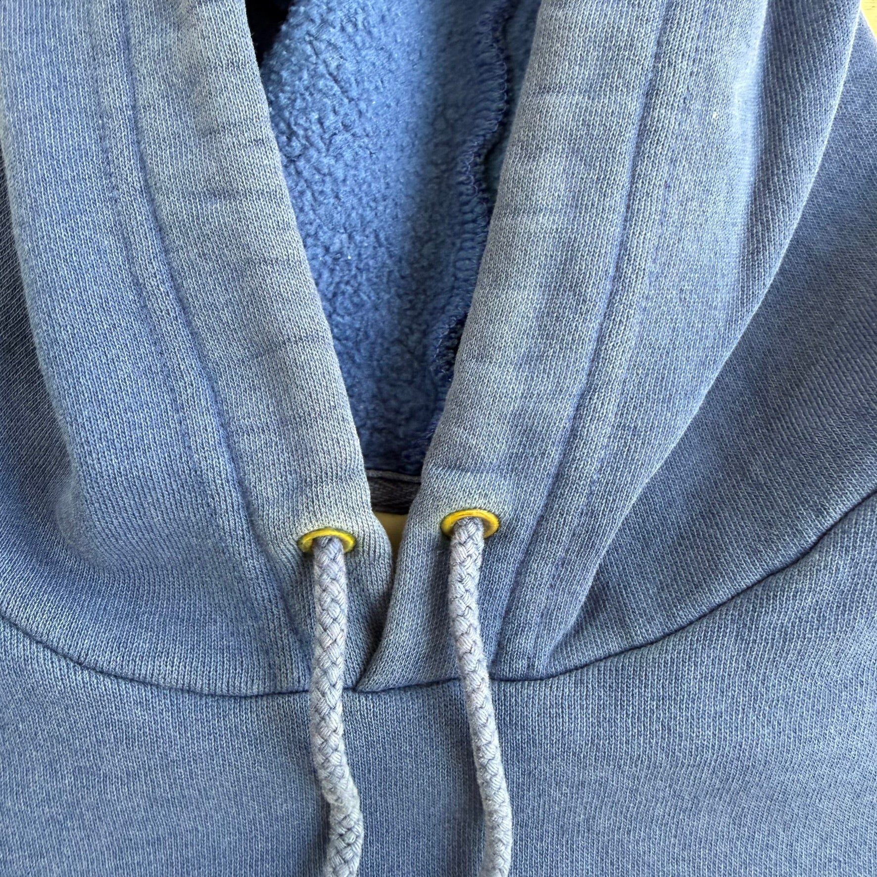 J- Vintage Nike Embroidered Swoosh Made In Canada Blue Hoodie - M