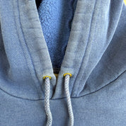 J- Vintage Nike Embroidered Swoosh Made In Canada Blue Hoodie - M