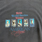 J- Vintage MLB Best World Series Team American Legends Graphic Crewneck - L