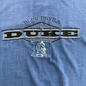 J- Vintage University Of Duke Blue Devils Starter Embroidered Graphic Crewneck - XL