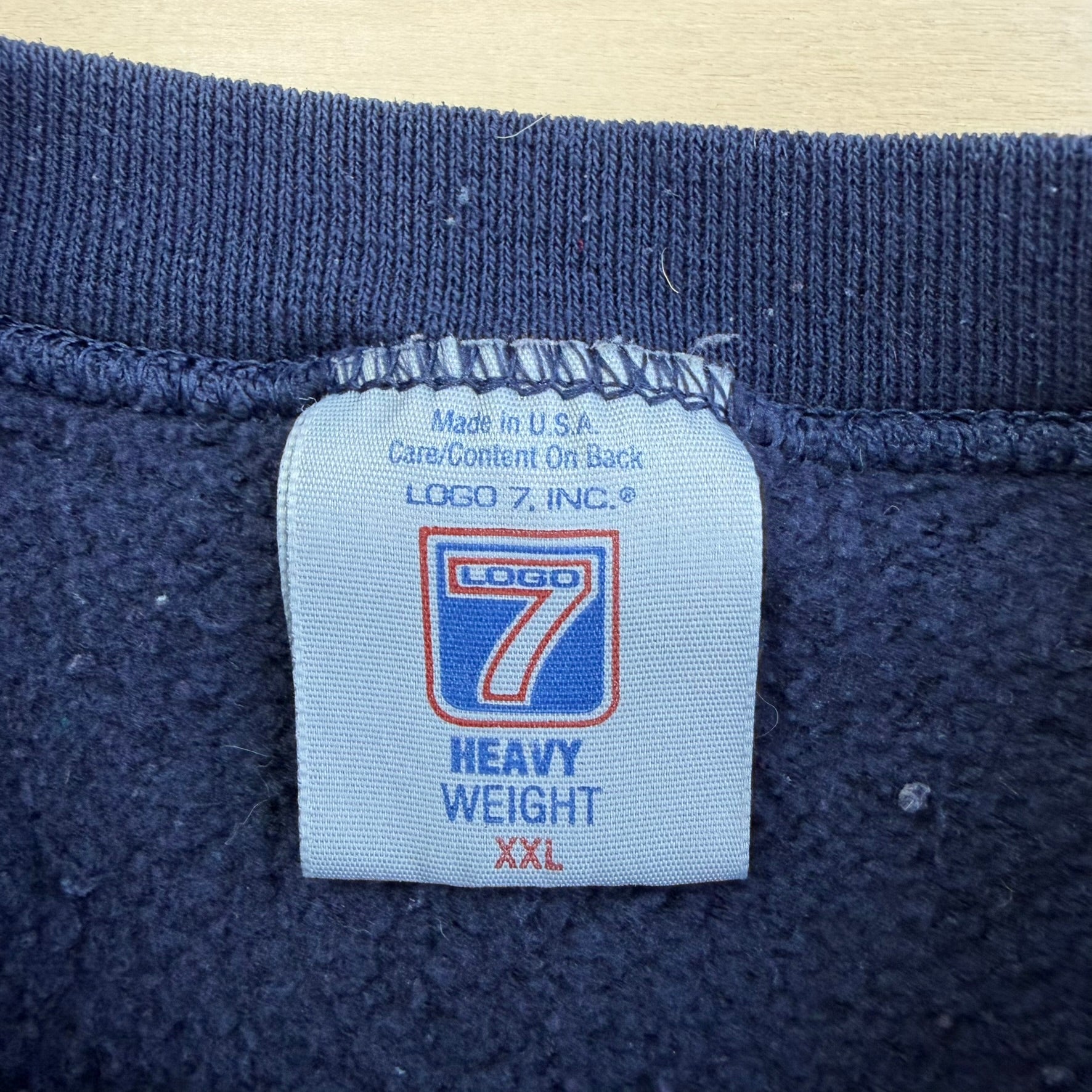 J- Vintage Penn State Nittany Lions Embroidered Graphic Made In USA Logo 7 Crewneck - 2XL