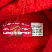 J- Vintage 90s Marlboro Country Store Embroidered Logo Hoodie - XL