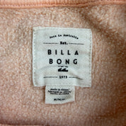 J- Billabong Embroidered Text Logo Tri Color Crewneck - M