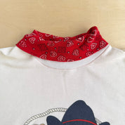 J- Vintage Western Cats Graphic Grandma Crewneck - L