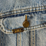J- Vintage 80s Lee Stormrider Blanket Lined Denim Jacket - 40 (fits L)