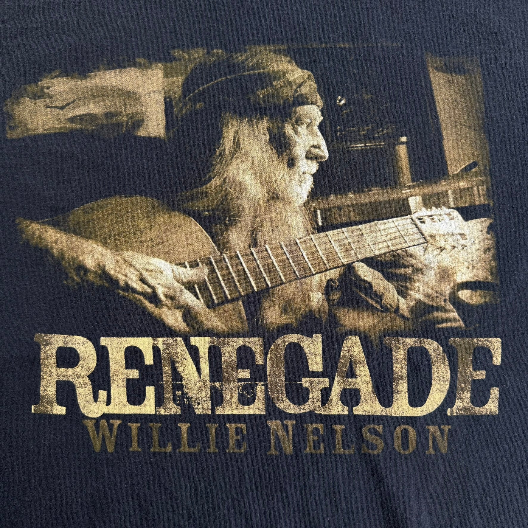 J- Vintage Zion Willie Nelson Renegade Picture Graphic Tee - XL