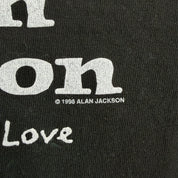 J- Vintage '95 Alan Jackson Everything I Love Picture Graphic Tee - L