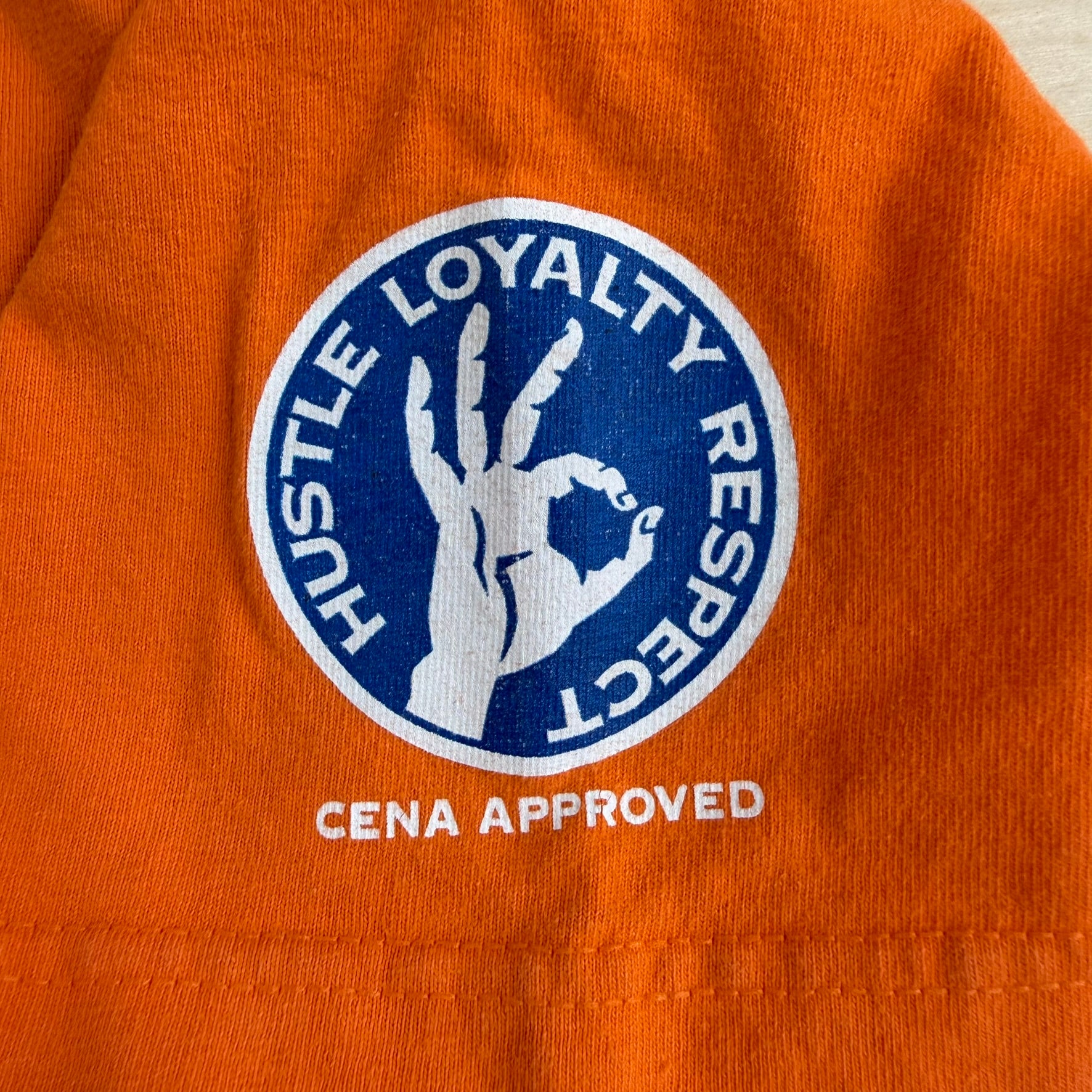 J- Vintage '08 WWE John Cena Never Give Up Cena Nation Graphic Tee - L
