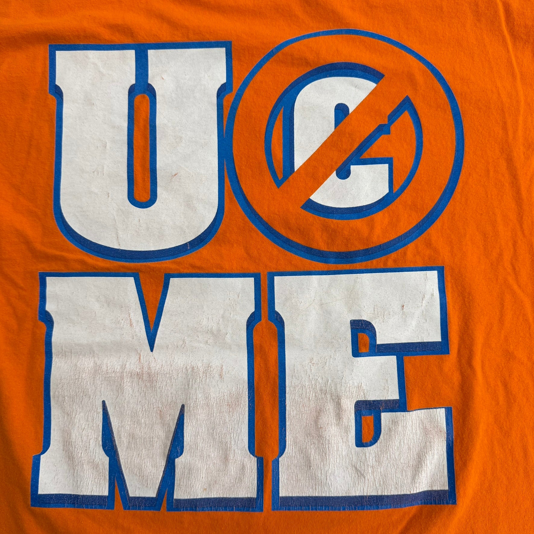 J- Vintage '08 WWE John Cena Never Give Up Cena Nation Graphic Tee - L