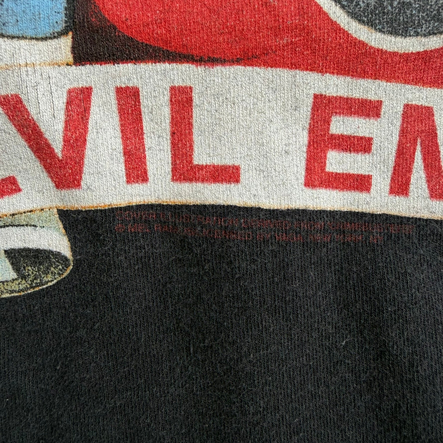 J- Vintage '96 Rage Against The Machine Evil Empire Album Cover Graphic Giant Tag Tee - 2XL
