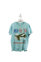 Load image into Gallery viewer, Z - Vintage Single Stitch 91&#39; B-52 Bomber Oshkosh Wisconsin Tee
