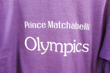 Load image into Gallery viewer, Z - Vintage Single Stitch 89&#39; Fit Prince Matchabelli Olympics Script Tee
